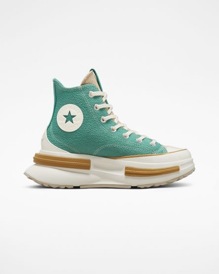 Tenis Converse Run Star Legacy CX Textured Cano Alto Feminino Verdes | PT L013984